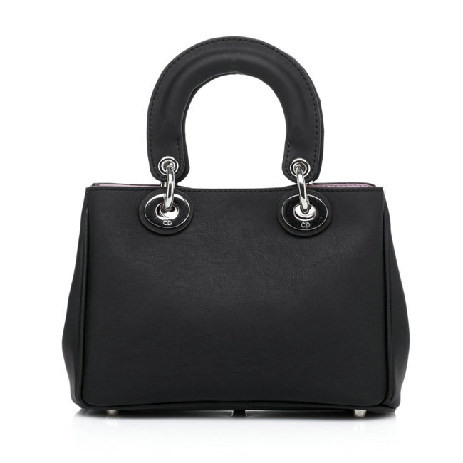 mini Christian Dior diorissimo nappa leather bag 0902 black